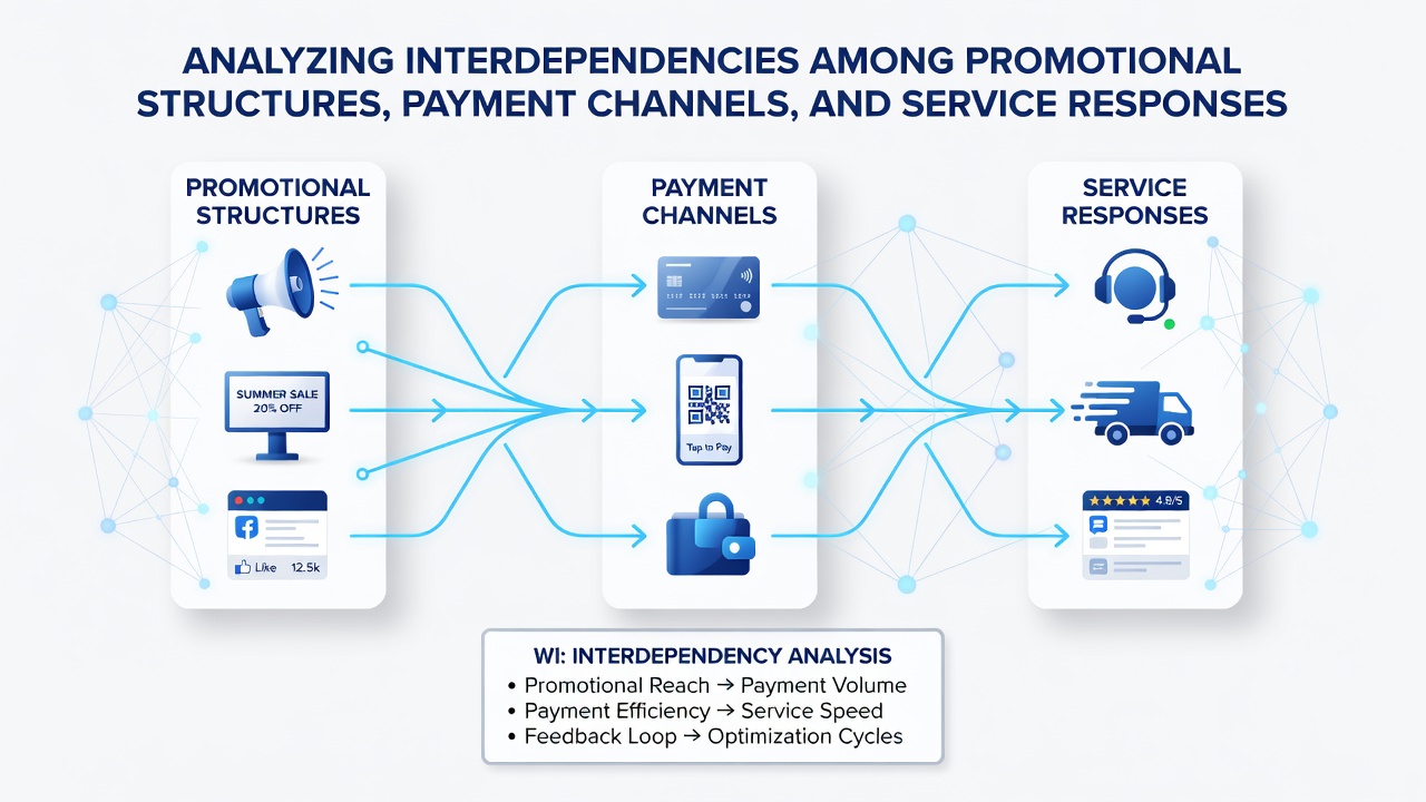 Diagram illustrating data flows between promotions, payments, and customer support modules in a mobile gambling interface