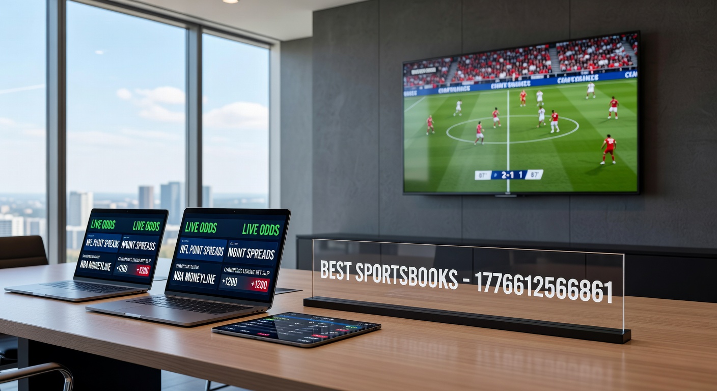 Vibrant digital display of sportsbook interfaces showing live odds and betting slips during a major sports event