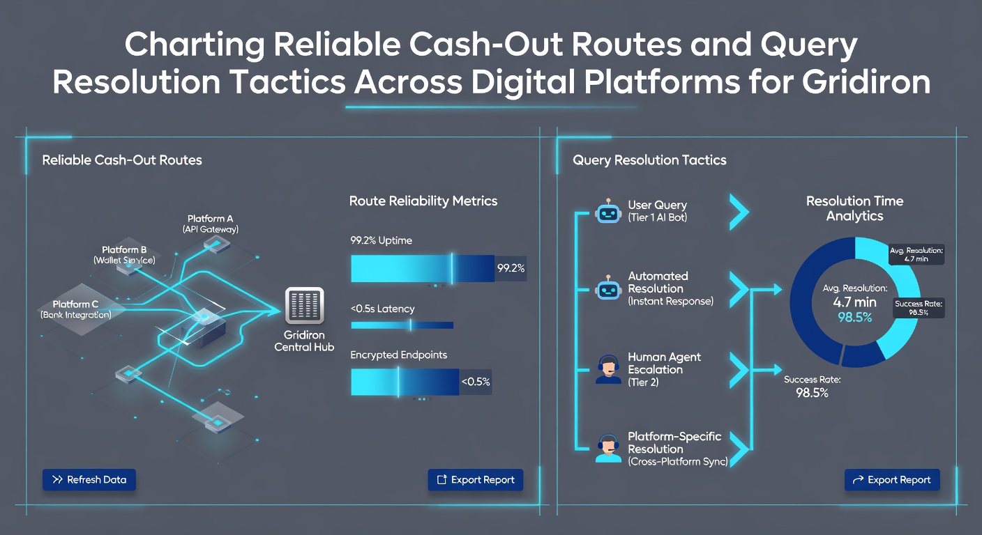 Support dashboard illustrating query resolution steps for users on sports betting mobile applications