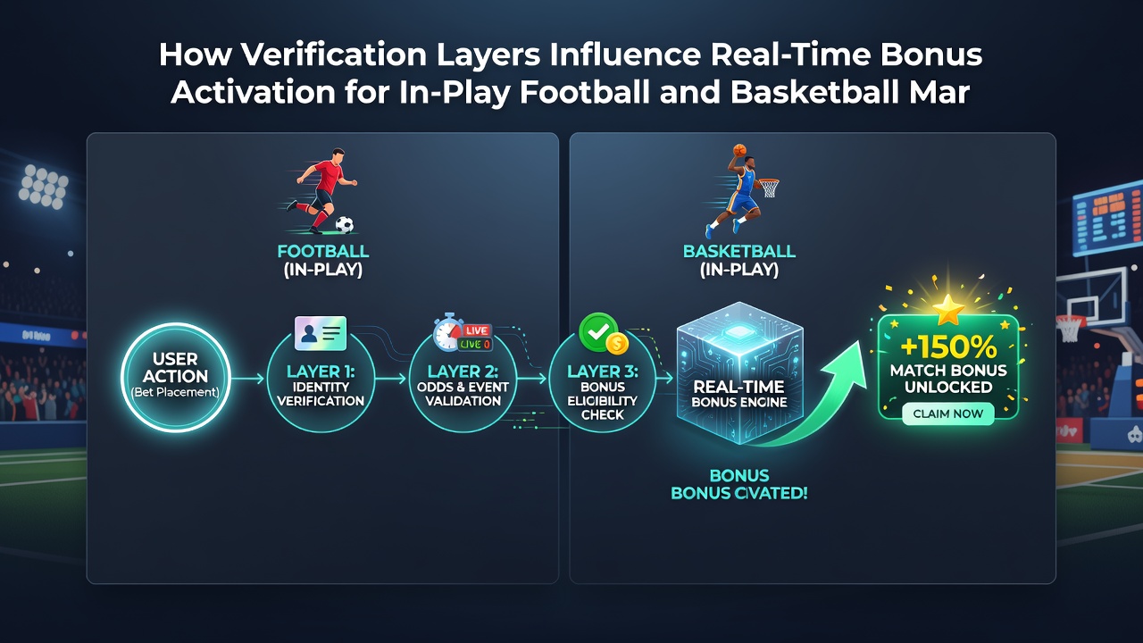 Close-up of smartphone screen displaying basketball in-play odds alongside active bonus verification status