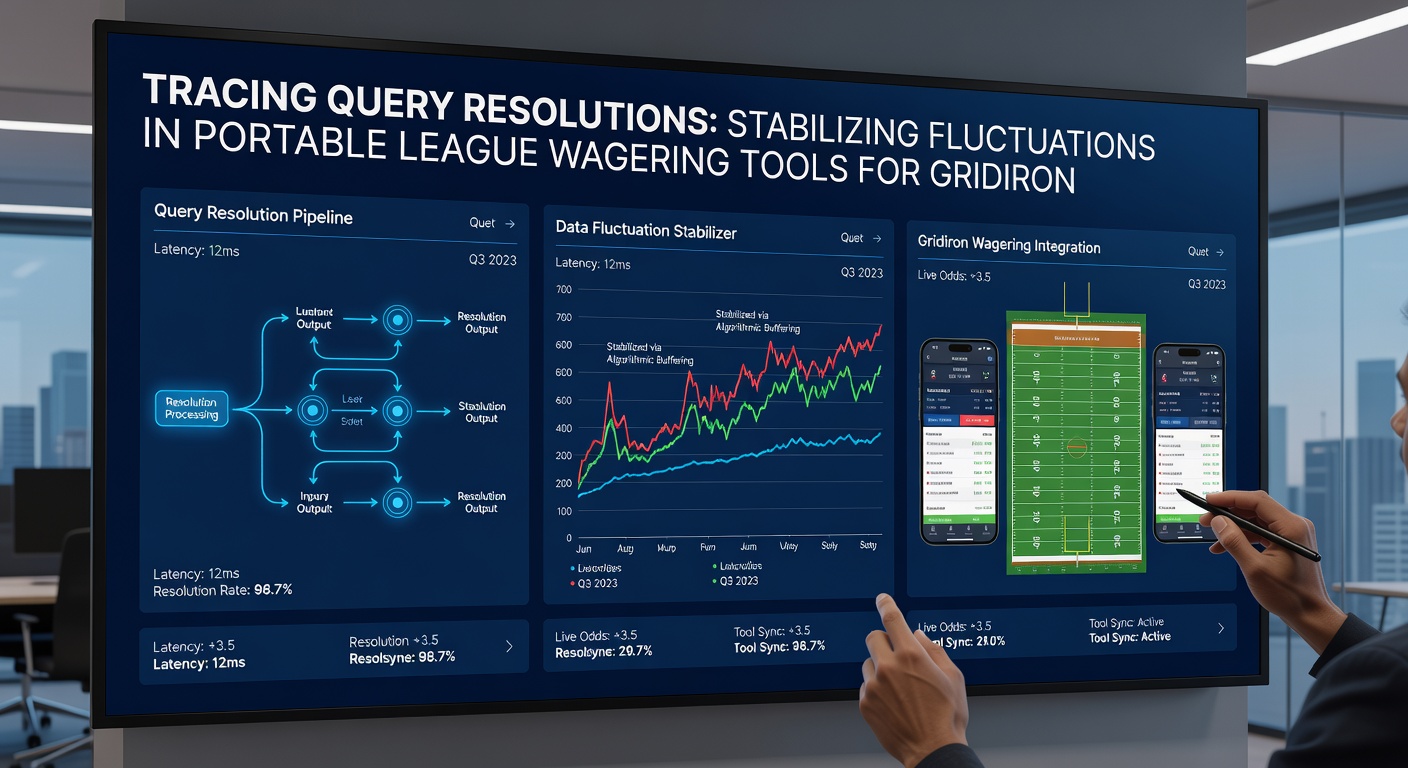 Analytics dashboard tracing support queries for mobile sports wagering stability