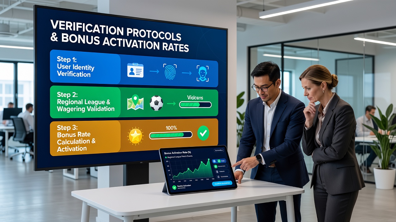 Mobile app interface displaying successful bonus activation after verification completion in a league wagering platform